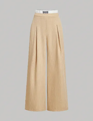 Pantaloni SHEIN, crem