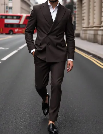 Costum SHEIN, maro inchis Maro