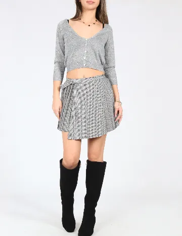 Fusta Zara, alb/negru