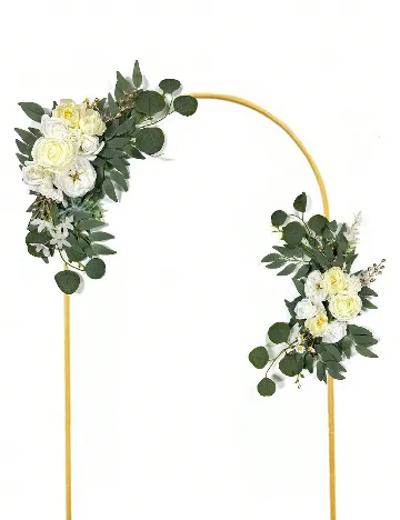 Flori decorative SHEIN, alb