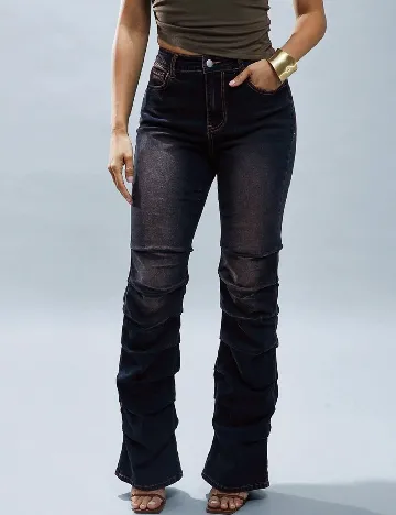 Blugi Haute, albastru/roz