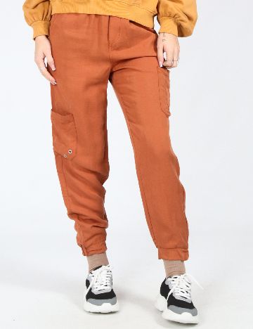 Pantaloni Zara, maro