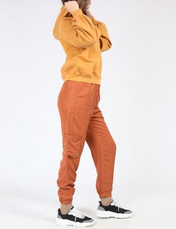 Pantaloni Zara, maro