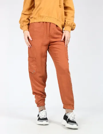 Pantaloni Zara, maro