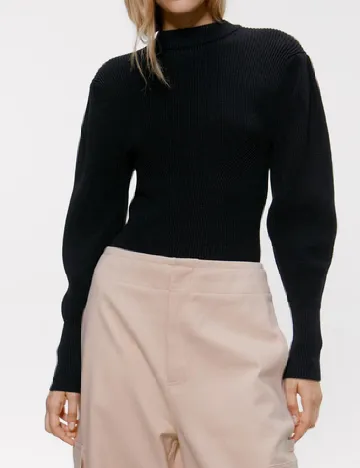 Pantaloni Zara, crem