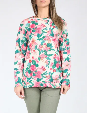 Bluza Pull&Bear, floral print Floral print