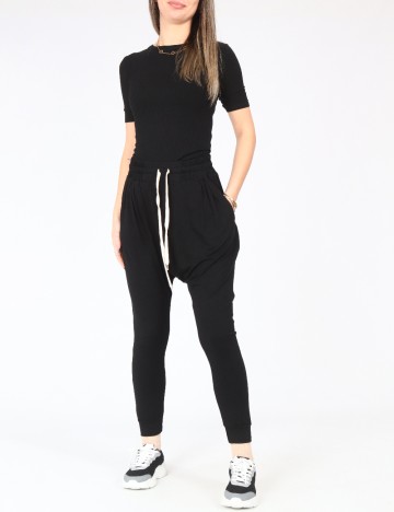 Pantaloni Pull&Bear, negru