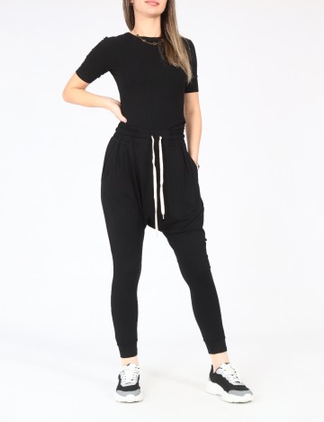 Pantaloni Pull&Bear, negru