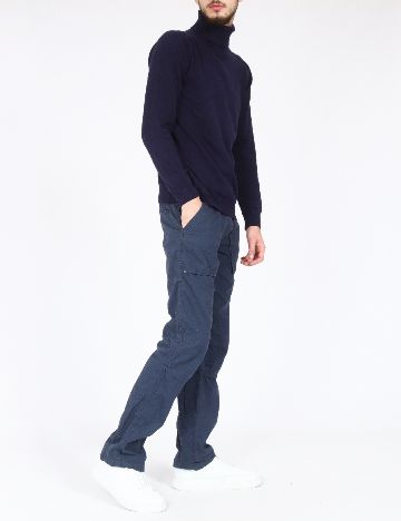 Pantaloni Zara, bleumarin