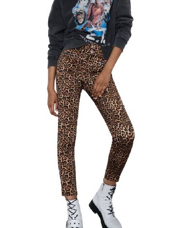 Pantaloni Zara, animal print