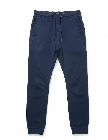 Pantaloni Pull&Bear, bleumarin Albastru