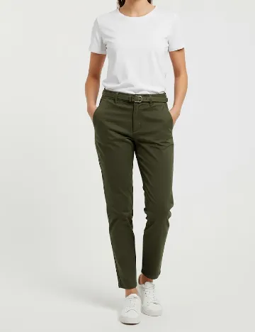 Pantaloni Pull&Bear, verde Verde