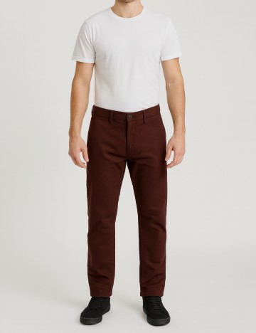 Pantaloni Pull&Bear, maro
