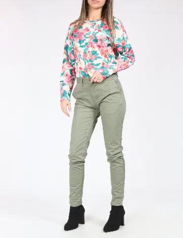 Pantaloni Pull&Bear, verde
