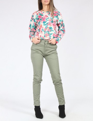 Pantaloni Pull&Bear, verde