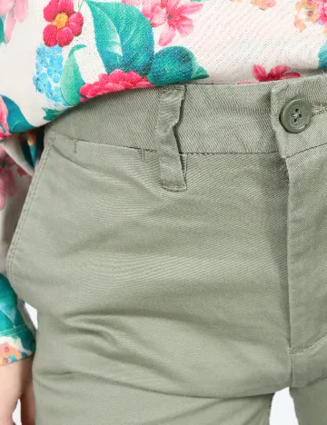 Pantaloni Pull&Bear, verde