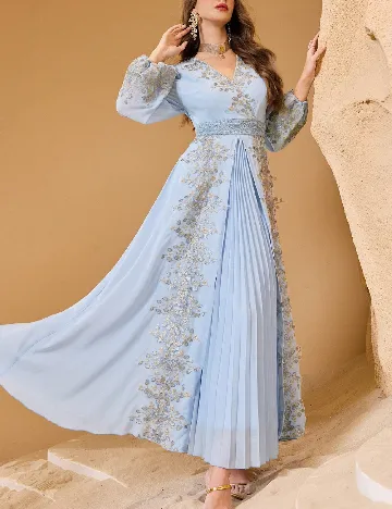 Rochie lunga SHEIN, albastru Albastru