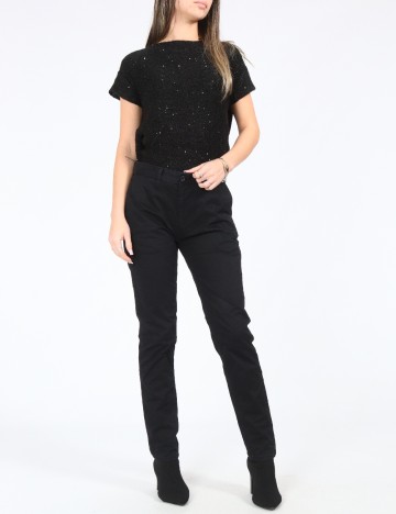 Pantaloni Pull&Bear, negru
