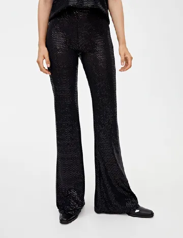 Pantaloni Pull&Bear, negru