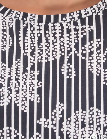 Bluza Zara, alb/negru