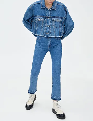 Blugi Pull&Bear, albastru