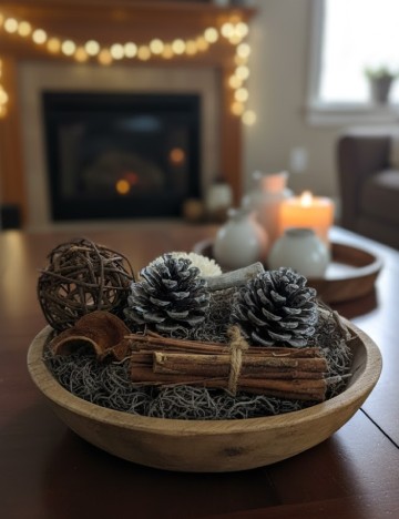 Plante uscate decorative, maro