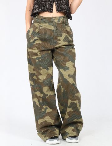 Pantaloni Zara, army
