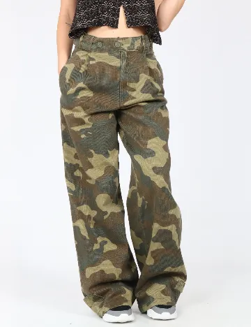 Pantaloni Zara, army