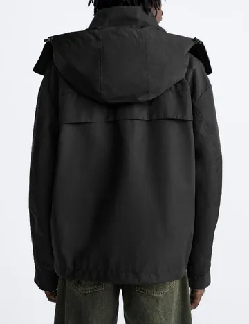 Geaca Zara, negru Negru