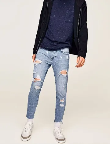 Blugi Zara, albastru