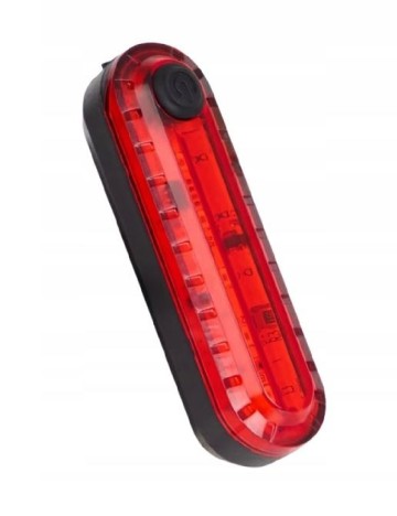 Lampa spate pentru bicicleta reincarcabila Walfort, rosu