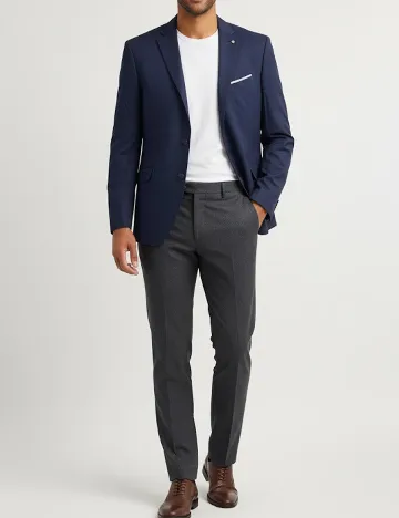 Sacou Zara, bleumarin Albastru