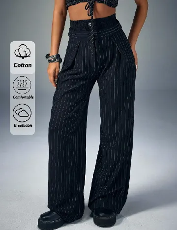 Pantaloni SHEIN, negru Negru