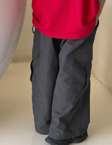 Pantaloni Shein Kids, gri