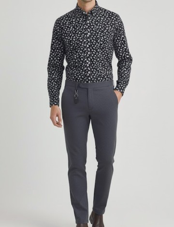 Camasa Zara, bleumarin