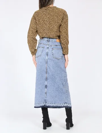 Fusta SHEIN, albastru