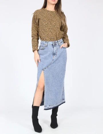 Fusta SHEIN, albastru