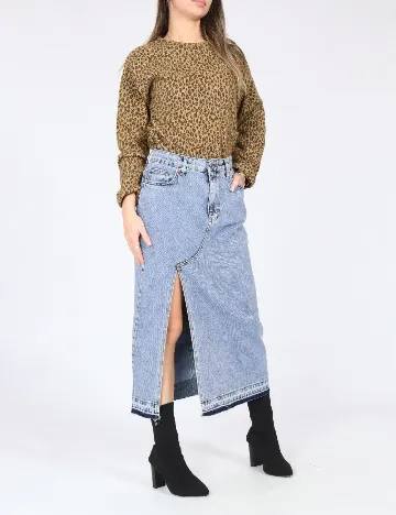 Fusta SHEIN, albastru