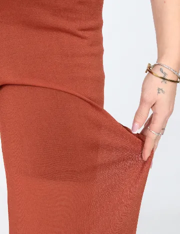 Pantaloni Zara, maro