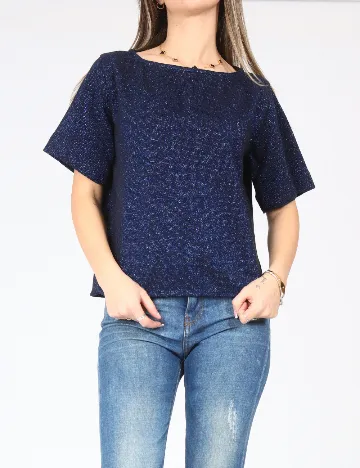 Bluza Oversize Zara, albastru