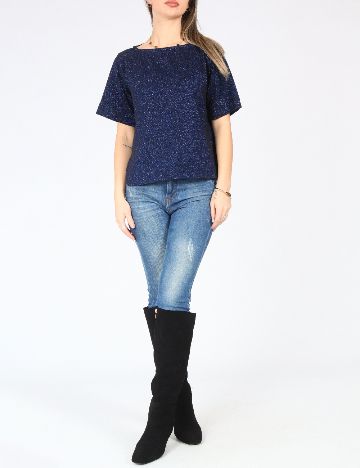 Bluza Oversize Zara, albastru