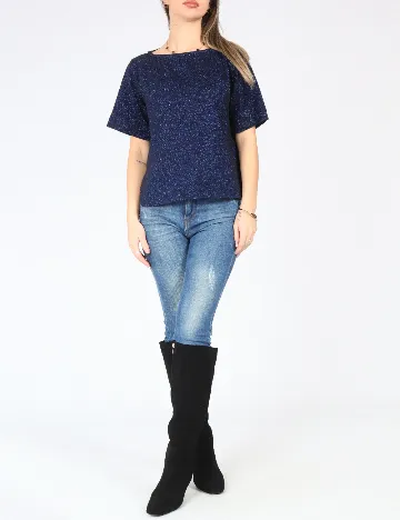 Bluza Oversize Zara, albastru