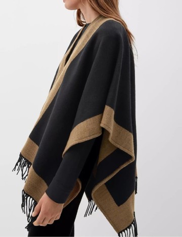 Poncho s.Oliver, negru/maro