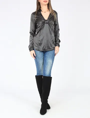 Bluza Zara, gri inchis Gri