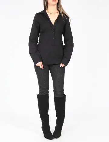 Camasa Zara, negru Negru