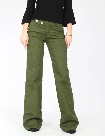 Blugi Zara, verde Verde