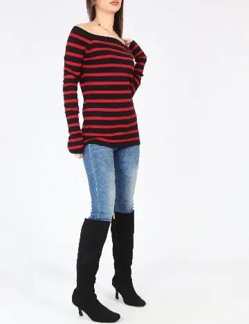 Bluza Zara, rosu/negru Rosu