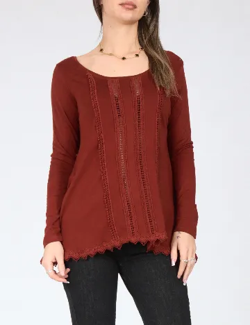 Bluza Bershka, caramiziu Maro