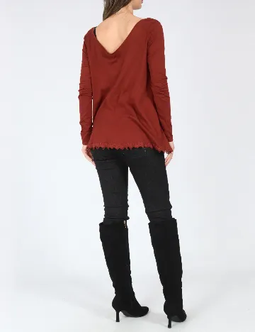 Bluza Bershka, caramiziu Maro