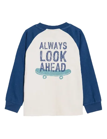 Bluza Cool Club, crem/albastru